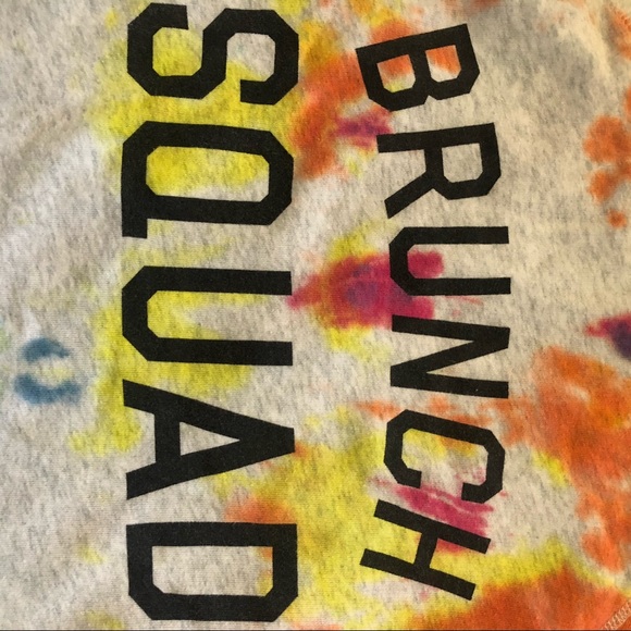 Brunch Squad Tie Dye Crewneck Sweater - Picture 3 of 7